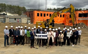 SFMH staff, physicians, board members,  foundation and auxiliary joined representatives from N45 Architecture, Sullivan Contracting, Municipal and County to officially celebrate the start of construction with MPP Billy Denault. 
